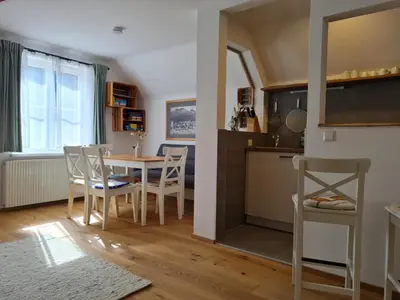 Küche/Küchenzeile in der Unterkunft Gästehaus Zeitraum