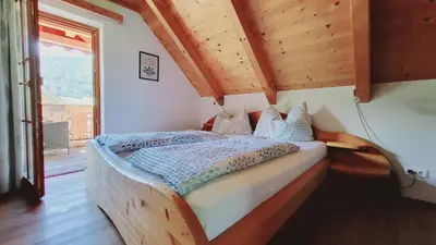 Ein Bett oder Betten in einem Zimmer der Unterkunft Stodertraum 6 