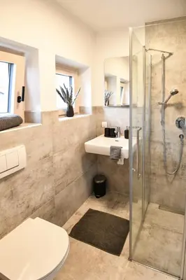 Ein Badezimmer in der Unterkunft Die kleine Point - Wagrain