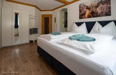 Ein Bett oder Betten in einem Zimmer der Unterkunft Haus Bodenfeld