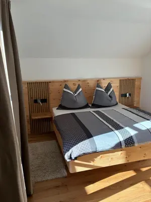 Ein Bett oder Betten in einem Zimmer der Unterkunft Haus Schreilechner