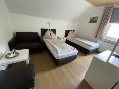 Ein Bett oder Betten in einem Zimmer der Unterkunft Pension Eder