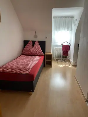 Ein Bett oder Betten in einem Zimmer der Unterkunft Pension Eder