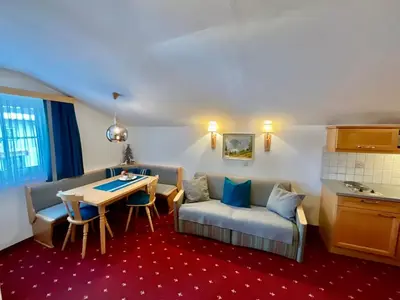 Küche/Küchenzeile in der Unterkunft Die Bergretter Appartements