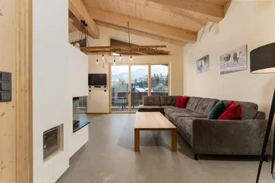 Küche/Küchenzeile in der Unterkunft Chalets te Best by Schladming-Appartements