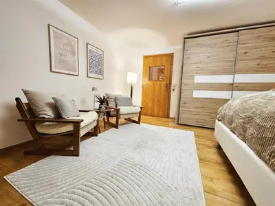 Ein Bett oder Betten in einem Zimmer der Unterkunft Marianne - Alpine Apartments