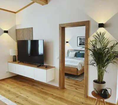TV/Unterhaltungsangebot in der Unterkunft Panoramablick Apartment Bad Aussee