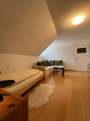 Ein Sitzbereich in der Unterkunft Haus Burda