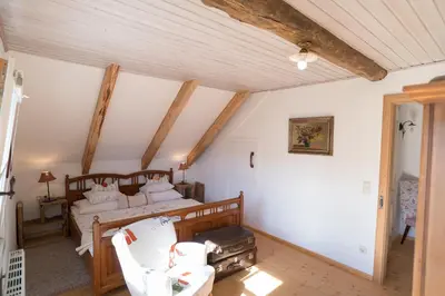 Ein Bett oder Betten in einem Zimmer der Unterkunft Bio Bauernhof Leitenmüller