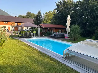 Der Swimmingpool an oder in der Nähe von Pension Hutterer