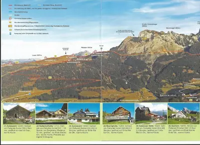 Naturlandschaft in der Nähe des Ferienhauses