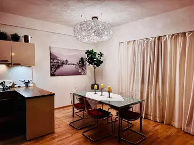 Küche/Küchenzeile in der Unterkunft Ferienappartement am Traunsee Gmunden Altmünster