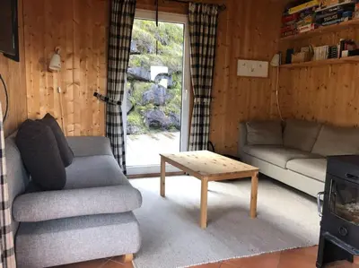 Ein Sitzbereich in der Unterkunft Exklusives Chalet in traumhafter Lage im Skiparadies