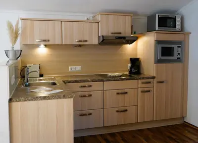 Küche/Küchenzeile in der Unterkunft Ferienhaus Bucheggerhof