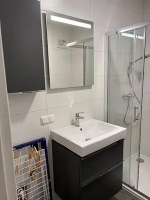Ein Badezimmer in der Unterkunft Ferienwohnung Nußbaumer