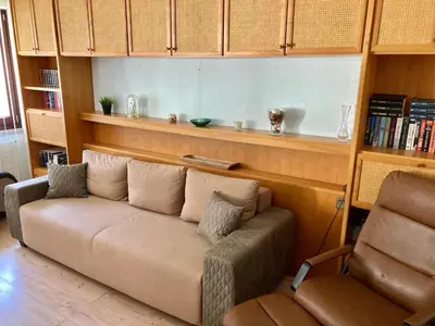 Ein Sitzbereich in der Unterkunft Ferienwohnung Sophie