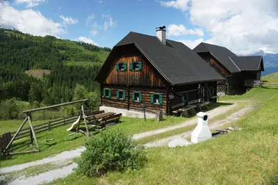 Naturlandschaft in der Nähe des Ferienhauses