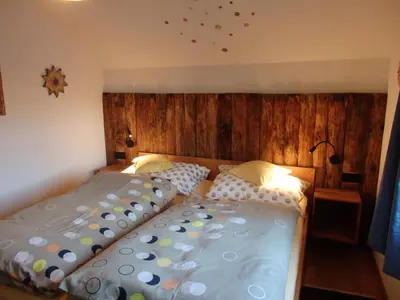 Ein Bett oder Betten in einem Zimmer der Unterkunft Casa Sauschneider