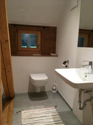 Ein Badezimmer in der Unterkunft Ferienbauernhaus Stergut