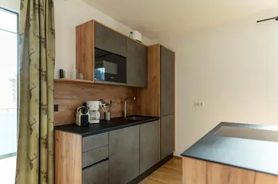 Küche/Küchenzeile in der Unterkunft Das Sonnenhaus by Schladming-Appartements