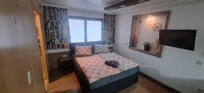 Ein Bett oder Betten in einem Zimmer der Unterkunft Studio klein aber fein