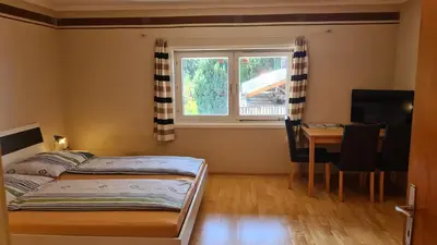 Ein Bett oder Betten in einem Zimmer der Unterkunft My Appartement - Haus Waldeck