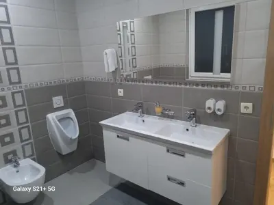 Ein Badezimmer in der Unterkunft Ferienwohnung Maitschern