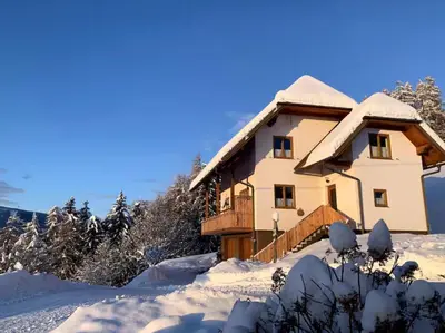 Ferienwohnungen Berger im ersten Stock im Winter