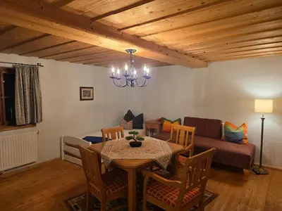 Ein Sitzbereich in der Unterkunft SCHENE Kammer