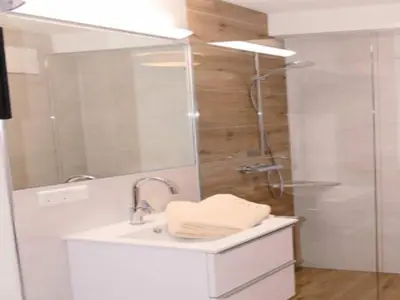 Ein Badezimmer in der Unterkunft Holiday home in Salzburg with sauna