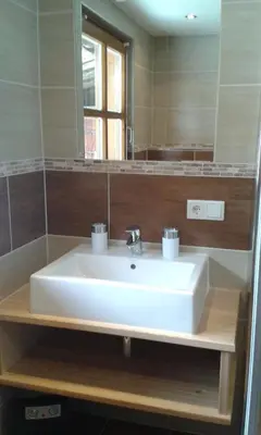 Ein Badezimmer in der Unterkunft Haus Unterdieterer