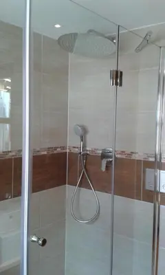 Ein Badezimmer in der Unterkunft Haus Unterdieterer