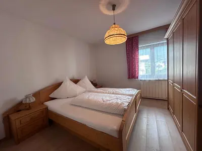 Ein Bett oder Betten in einem Zimmer der Unterkunft Ammoniten Blick - Appartement Gustav Gapp