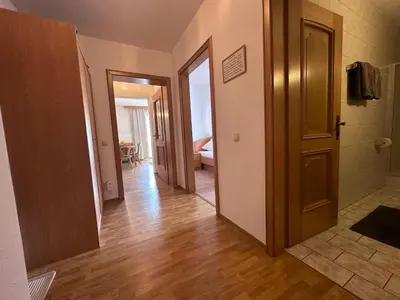 Ein Bett oder Betten in einem Zimmer der Unterkunft Ammoniten Blick - Appartement Gustav Gapp
