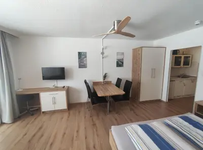 Küche/Küchenzeile in der Unterkunft Wolfgangseeblick - Ferienwohnung Vockner