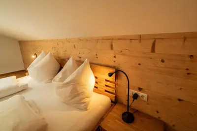 Ein Bett oder Betten in einem Zimmer der Unterkunft Seebachers Diktengut