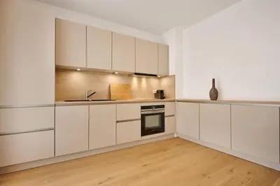 Küche/Küchenzeile in der Unterkunft Apartment Bergblick