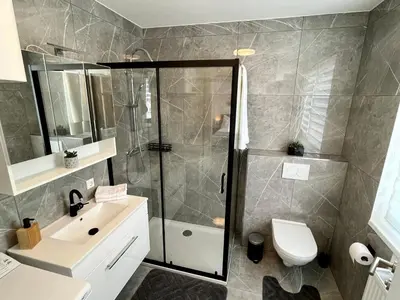 Ein Badezimmer in der Unterkunft Juwel
