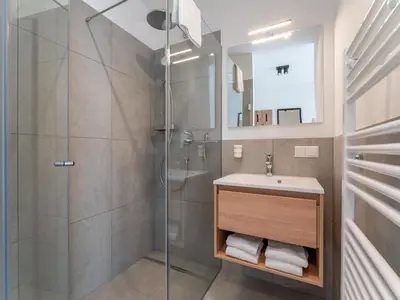 Ein Badezimmer in der Unterkunft Grebenzen Lodges 49B