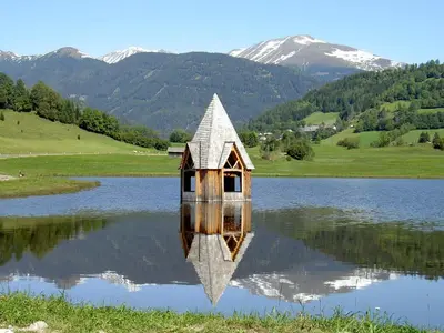 Naturlandschaft in der Nähe des Chalets