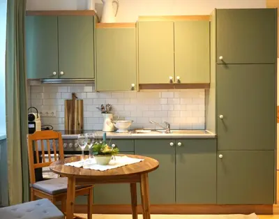 Küche/Küchenzeile in der Unterkunft Appartement Wenzel