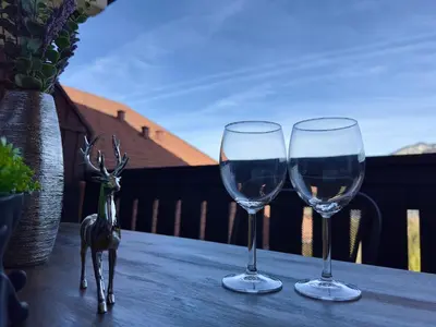 Getränke in der Unterkunft Bergträumerei