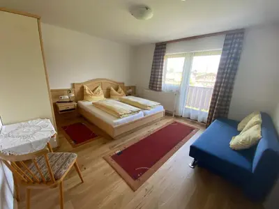 Ein Bett oder Betten in einem Zimmer der Unterkunft Haus Fernblick