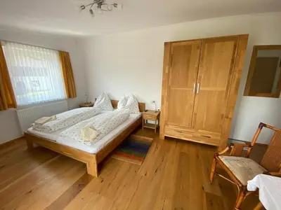 Ein Bett oder Betten in einem Zimmer der Unterkunft Haus Fernblick