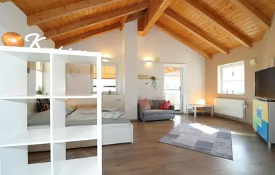 Ein Bett oder Betten in einem Zimmer der Unterkunft Ferienwohnung In Abtenau