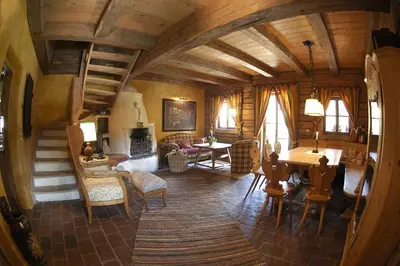 Ein Sitzbereich in der Unterkunft Landhaus Wastlalm - mit gratis Eintritt in SPA Bereich