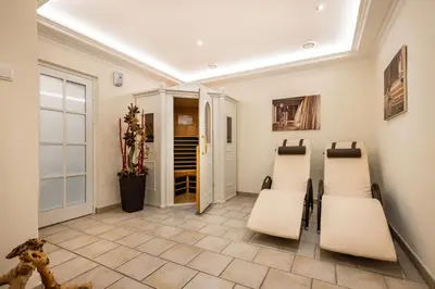 Ein Sitzbereich in der Unterkunft Landhaus Wastlalm - mit gratis Eintritt in SPA Bereich