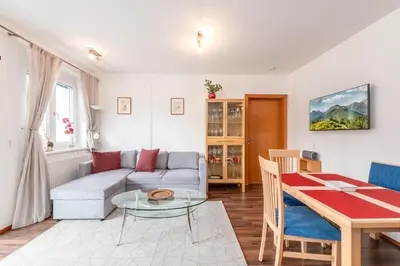 Ein Sitzbereich in der Unterkunft Schladminger-Tor Apartment - by myNests