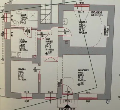 Grundriss der Unterkunft Ferienwohnung Liolina Irdning