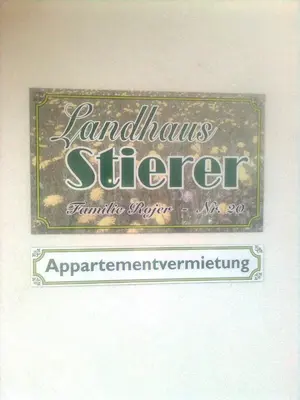 Ein Zertifikat, Auszeichnung, Logo oder anderes Dokument, das in der Unterkunft Appartement Landhaus Stierer ausgestellt ist